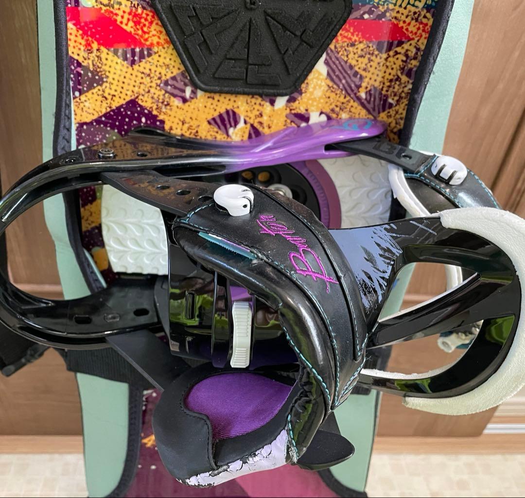 スノーボード　板　134 バートン　ビンディング　ケース　3点セット