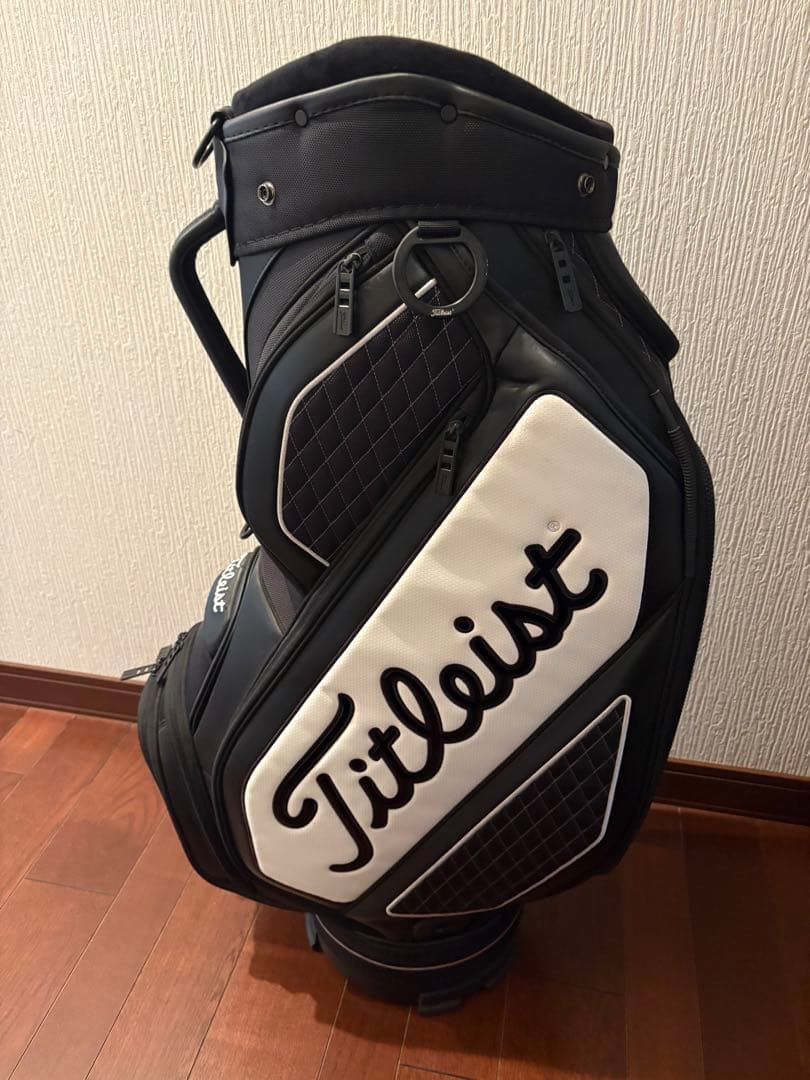 Titleist ゴルフバッグ ブラック/ホワイト 美品