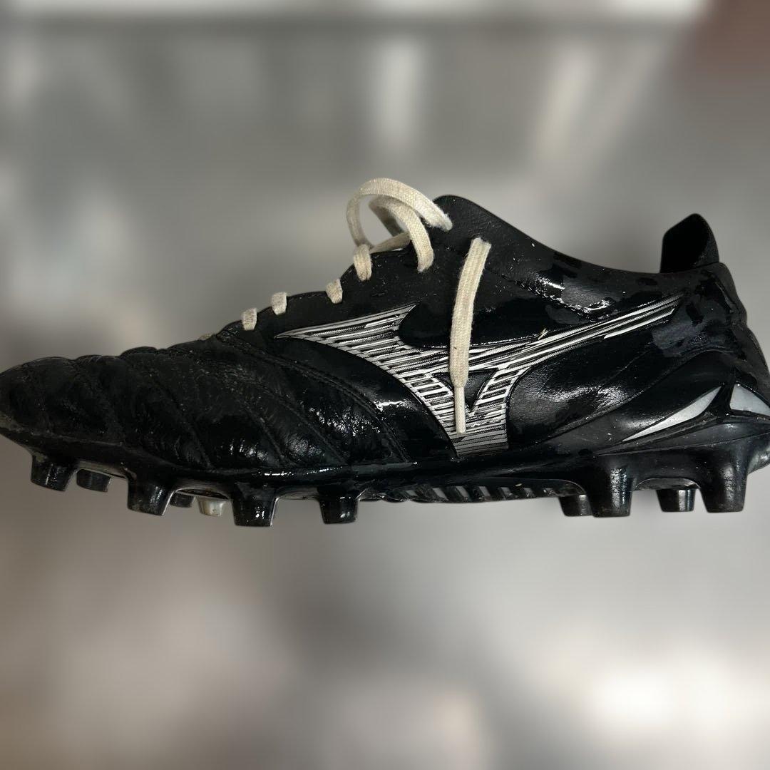 【26.5cm・日本製】ミズノ モレリア NEO 白紐変更｜スピード系・即戦力