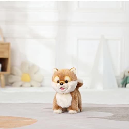 ✦電子ウォーキング 秋田犬 ぬいぐるみ 歩くおもちゃ 吠える 電池 鳴く