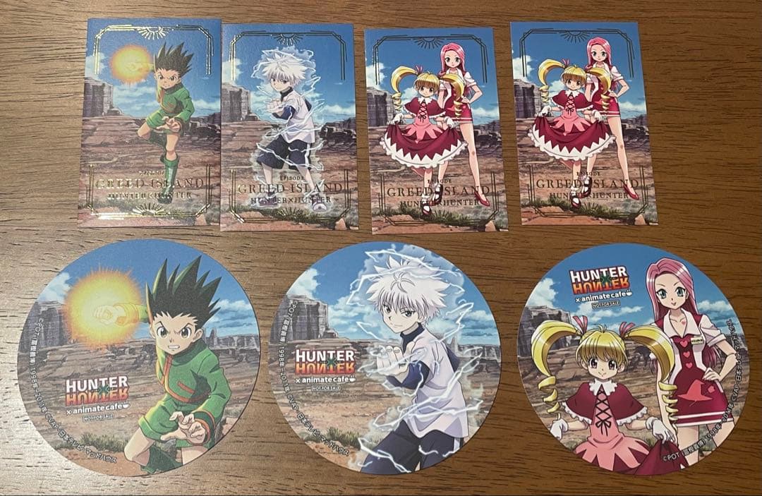 HUNTER×HUNTER アニカフェ グリードアイランド編 アクスタ コンプ