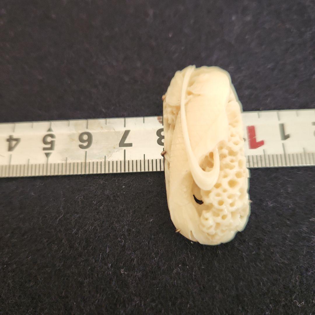 a*i様 帯留め‥白珊瑚