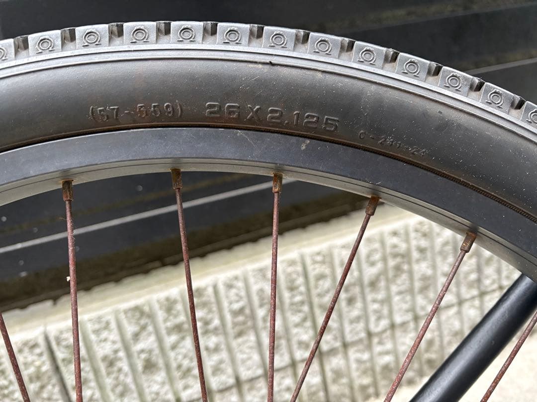 【引き取り限定】ビーチクルーザー 26インチ マットブラック 自転車