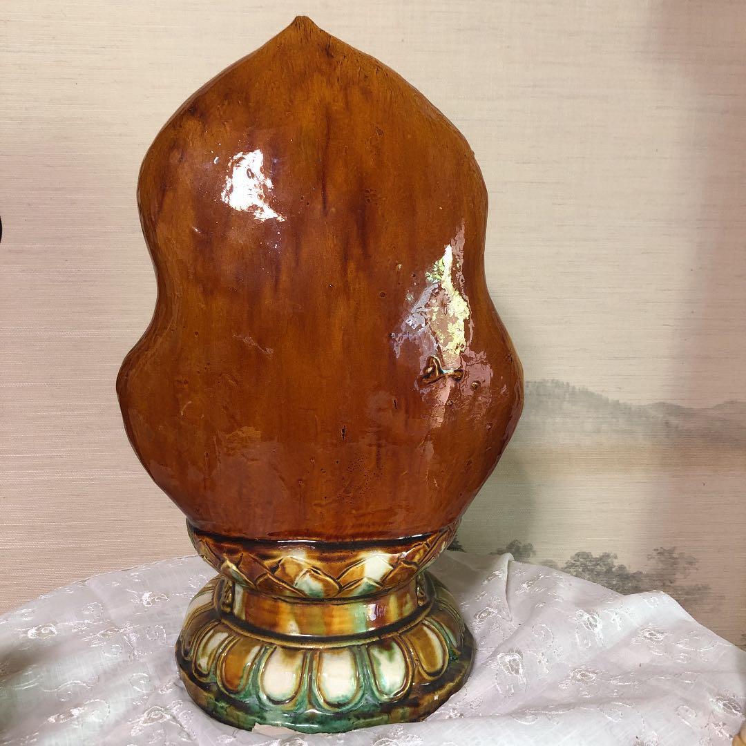 唐三彩　釈迦如来座像　駱駝　馬　共