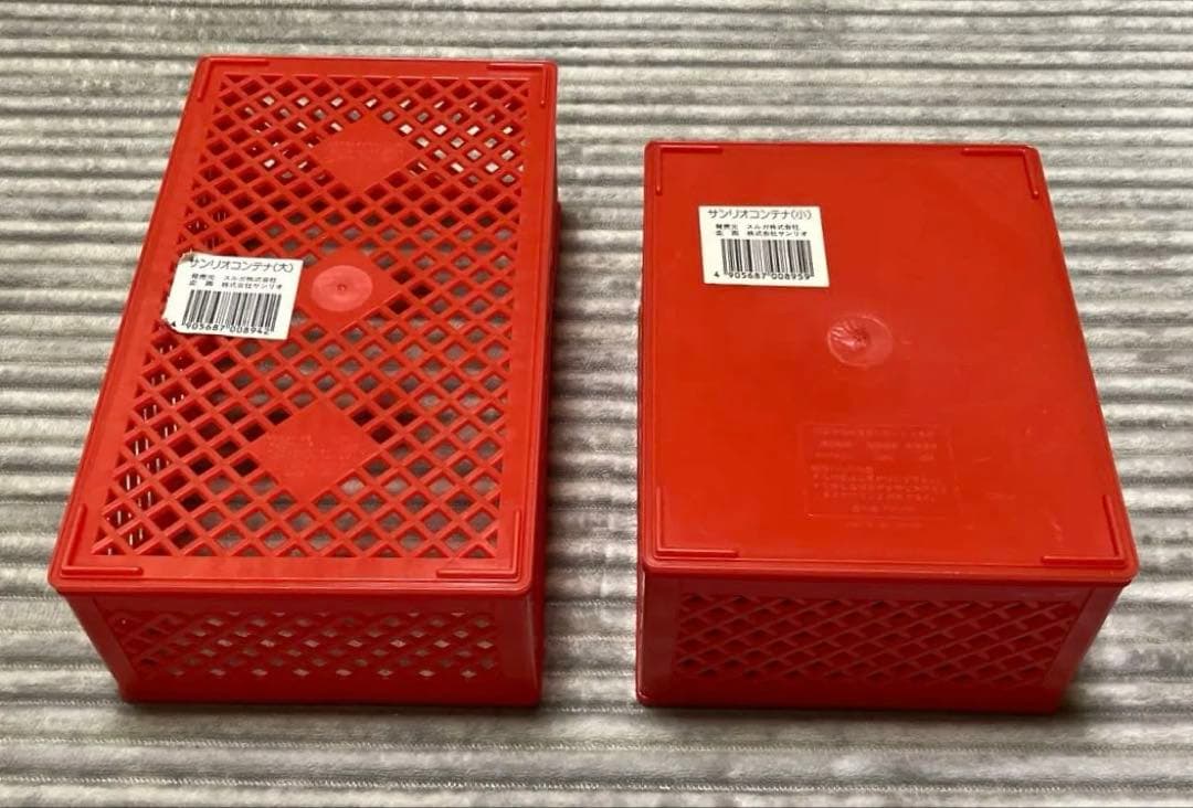 Hello Kitty ミニ収納ボックス ミニコンテナボックス　レトロ小物入れ