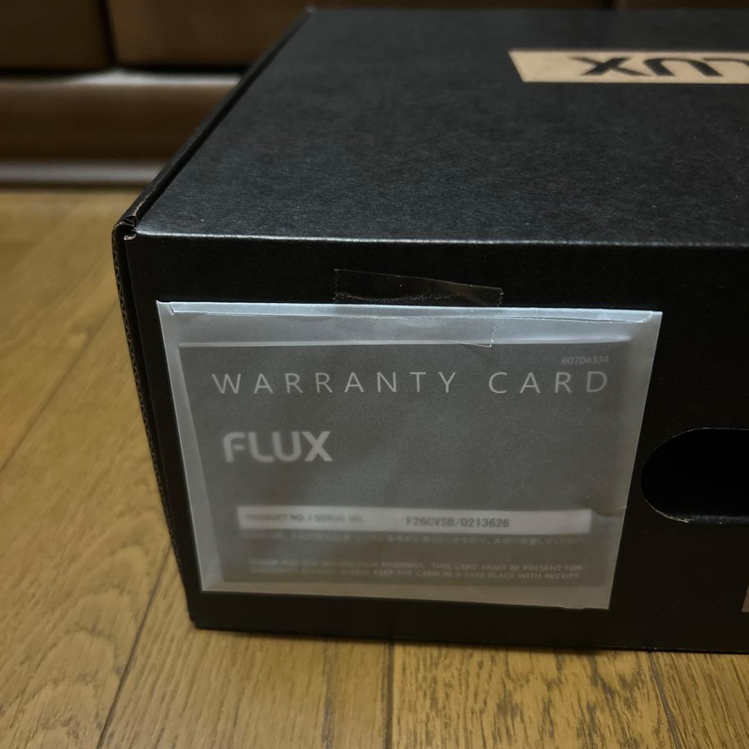 バ*中様 FLUX CV ビンディング ROUGH BLACK サイズS