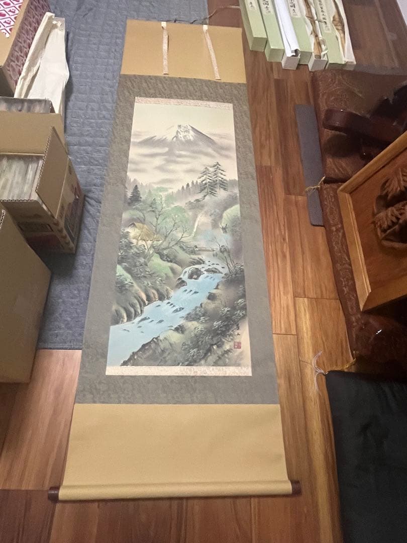 掛け軸4本まとめ売り