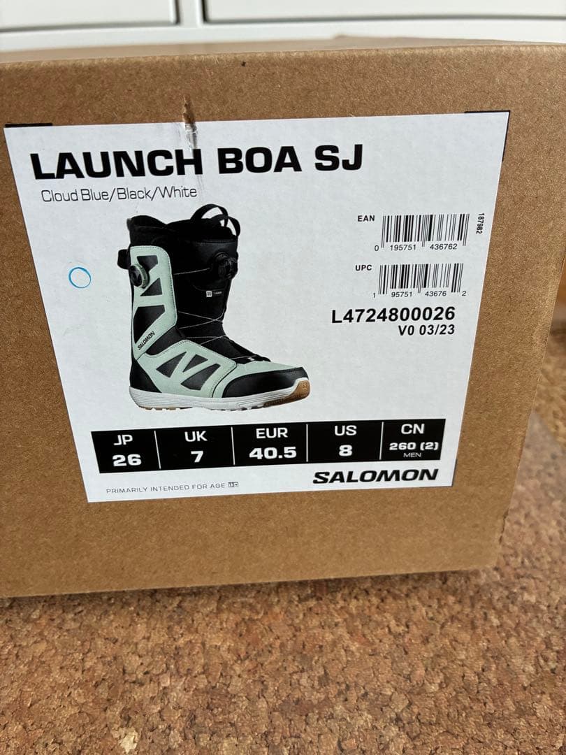 Salomon Launch Boa SJ スノーボードブーツ 26cm