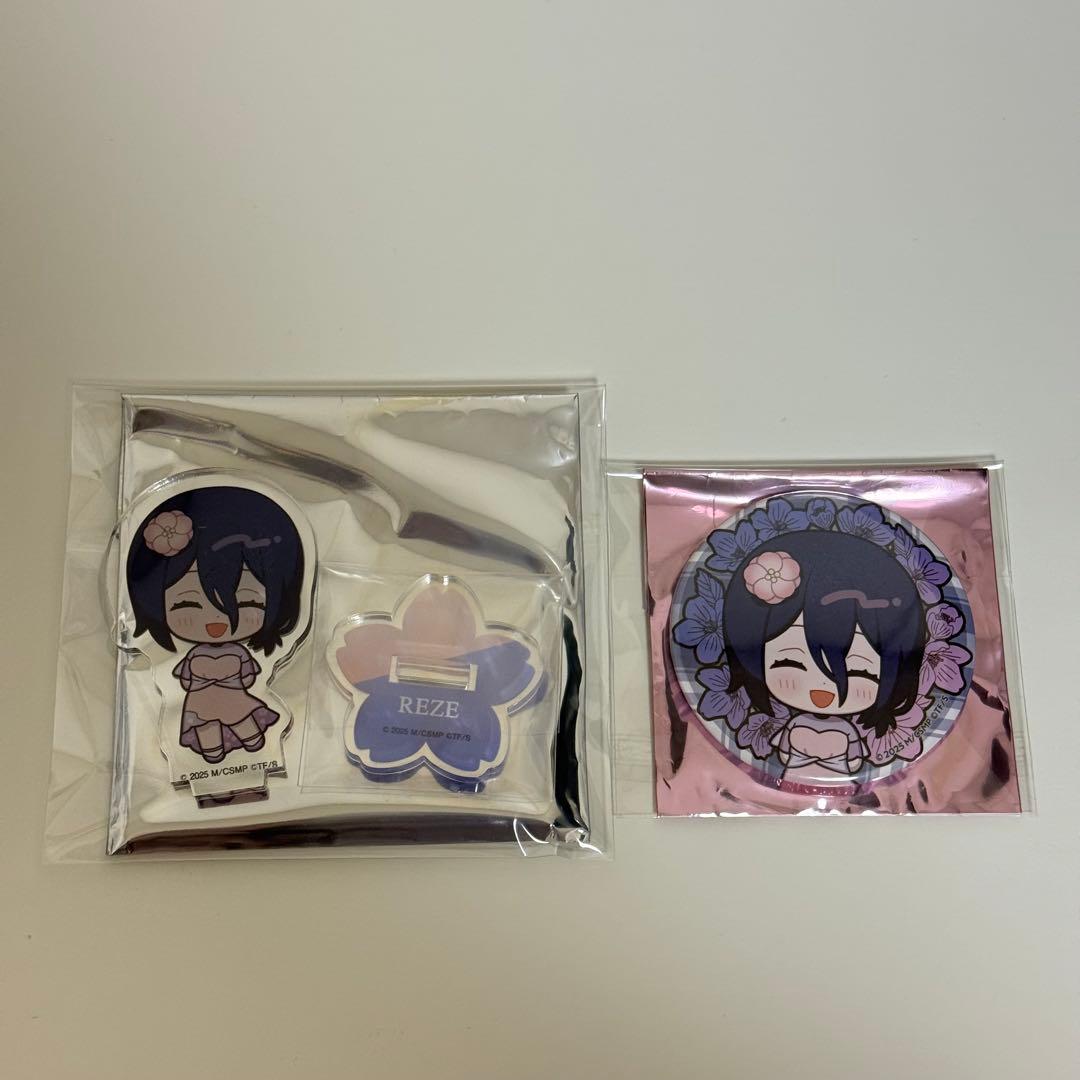 チェンソーマン プリンスホテル ミニキャラアクリルスタンド 缶バッジ レゼ