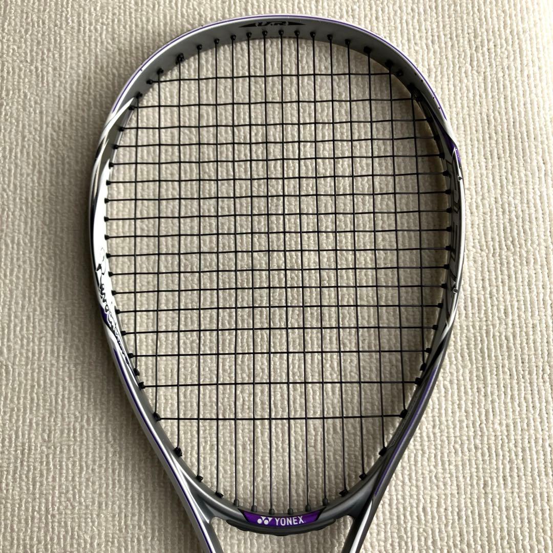 【希少廃盤】YONEX NANOFORCE 8V ソフトテニス ラケット 紫