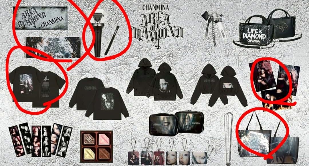 ちゃんみな　AREA OF DIAMOND 4　5点