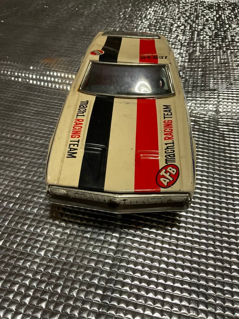 TAIYO社製／Mach1。MUSTANG。ブリキカー。【作動　凹みあり】。