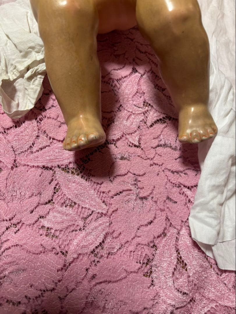 アーモンドマルセル　ベビー　アンティーク　ビスクドール　アンティークドール