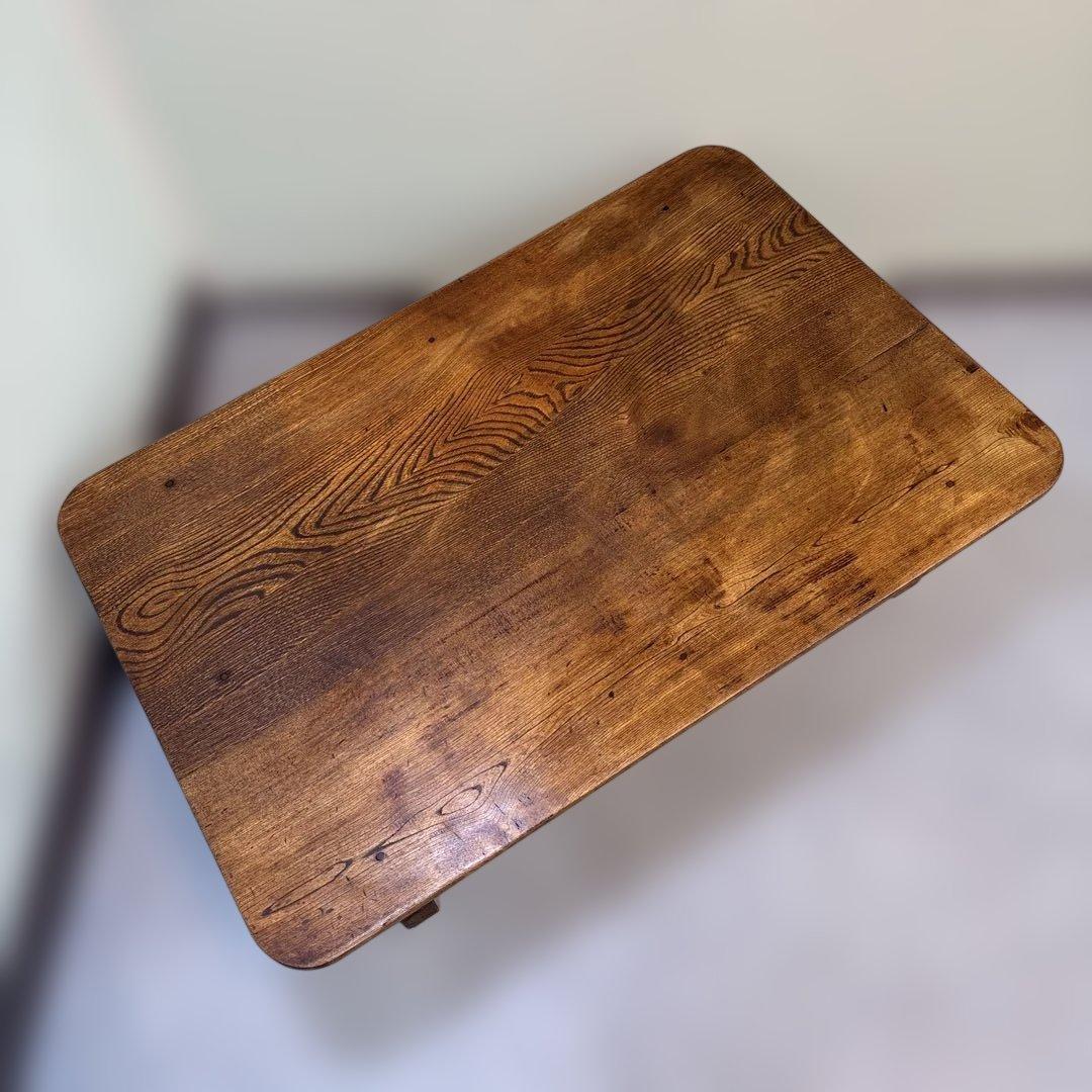 昭和レトロ 平机・文机｜木製 折りたたみ式 座卓・ちゃぶ台｜古材 古道具