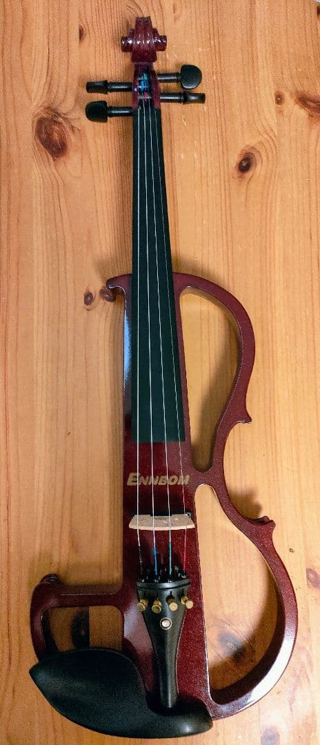 肩当て 弓2本 付き！ENNBOM サイレントバイオリン HVPV-30 4/4