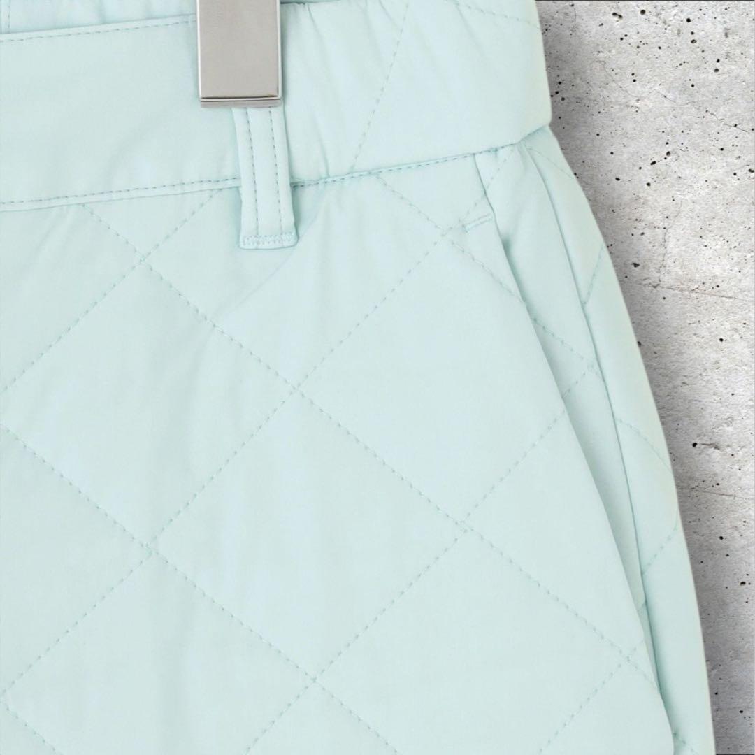 【新品未使用】23区ゴルフ L 高級ダイヤキルト 中綿ベーシックテーパードパンツ