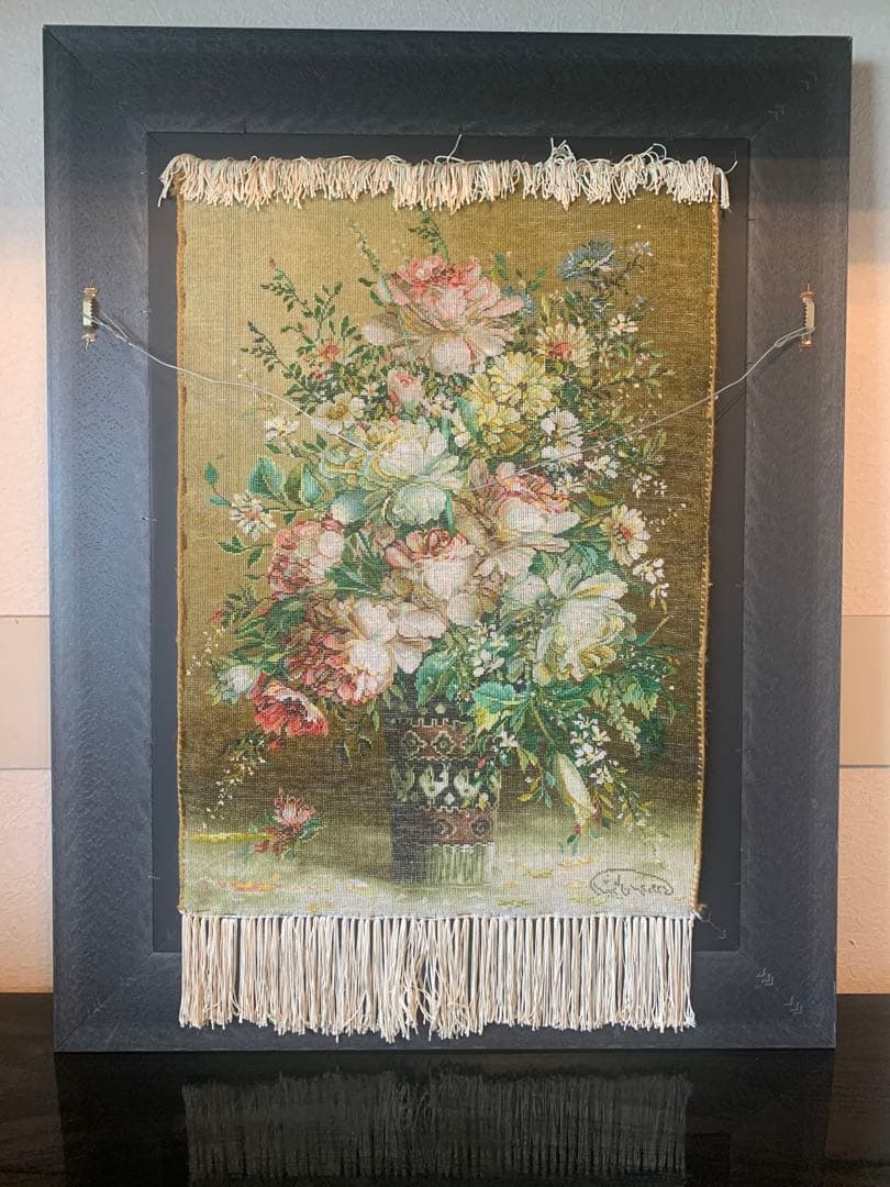 手織りペルシャ 絵画絨毯(タブロー)