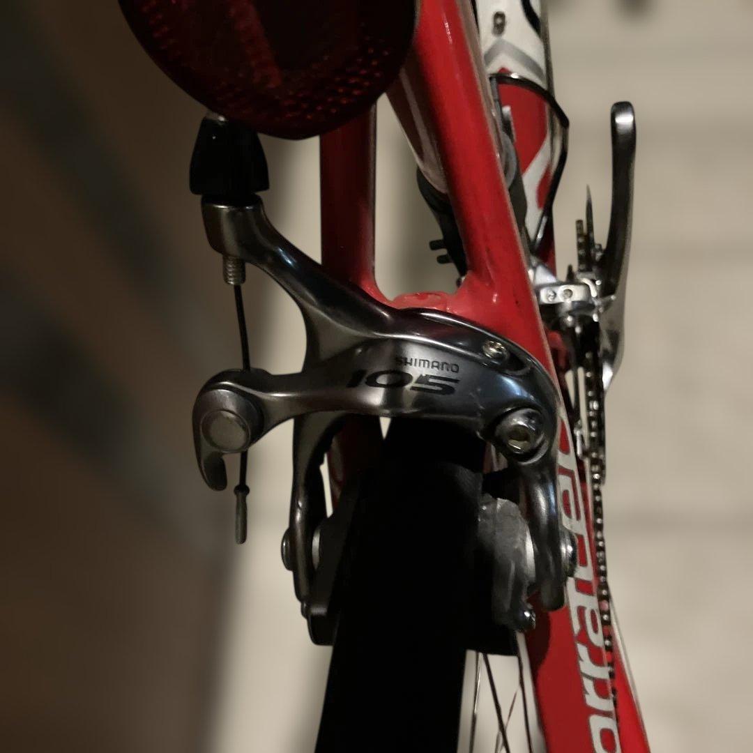 ロードバイクcorratec現状品、used品、長期自宅保管品タイヤ交換必要です