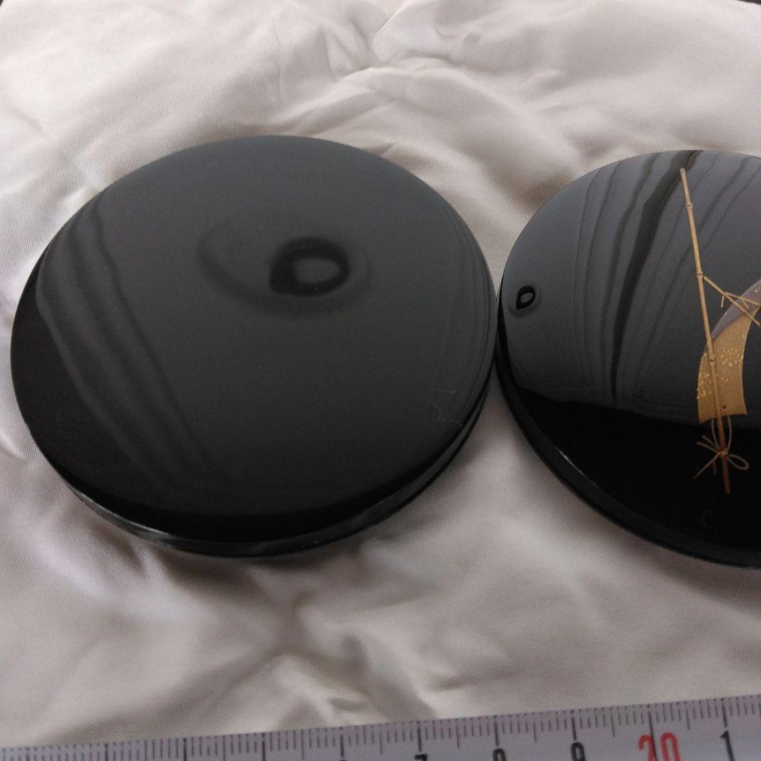 香合　蒔絵　春斎