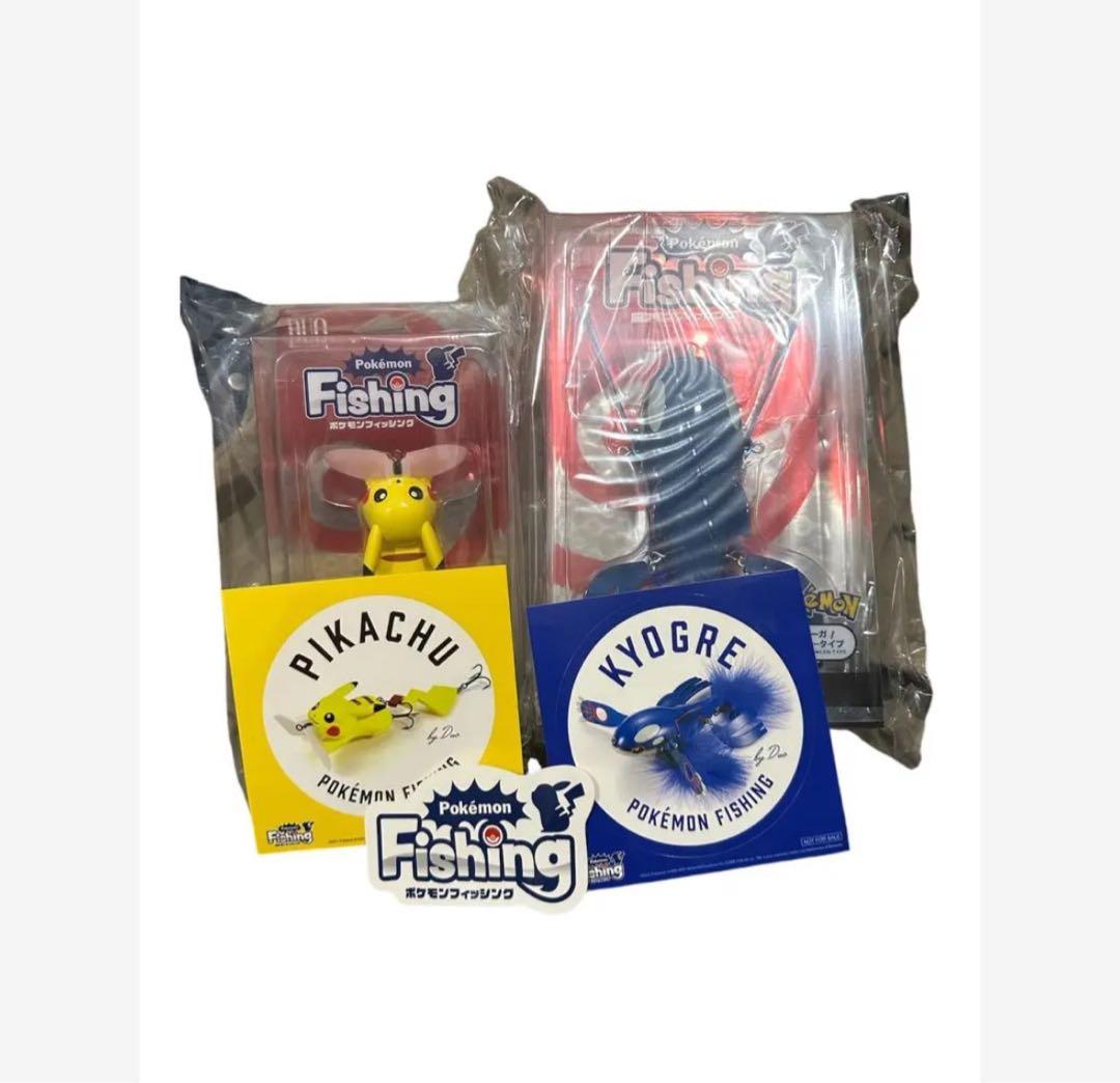 【新品未所用未開封】ポケモン　フィッシング ピカチュウ　カイオーガ　バス釣り
