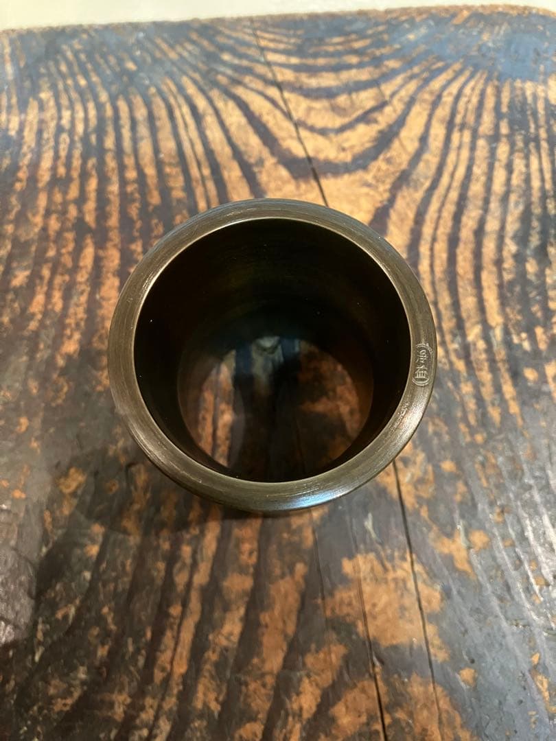 唐銅 杵型 蓋置 浄益 中川浄益 千家十職 金物師 錺師 茶道具 銅杵形 蓋置