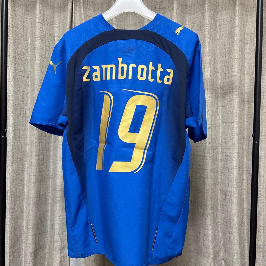【貴重】イタリア代表　2006W杯　 NO.19 ザンブロッタユニフォーム