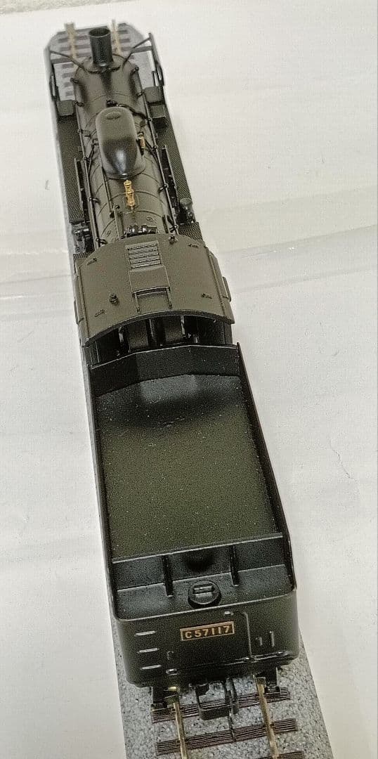 HOゲージ 天賞堂アダチＣ57門デフ蒸気機関車 、メンテナンス済