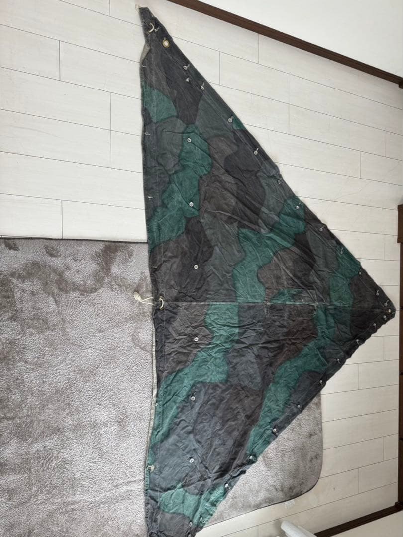 スウェーデン軍テントシート 4枚