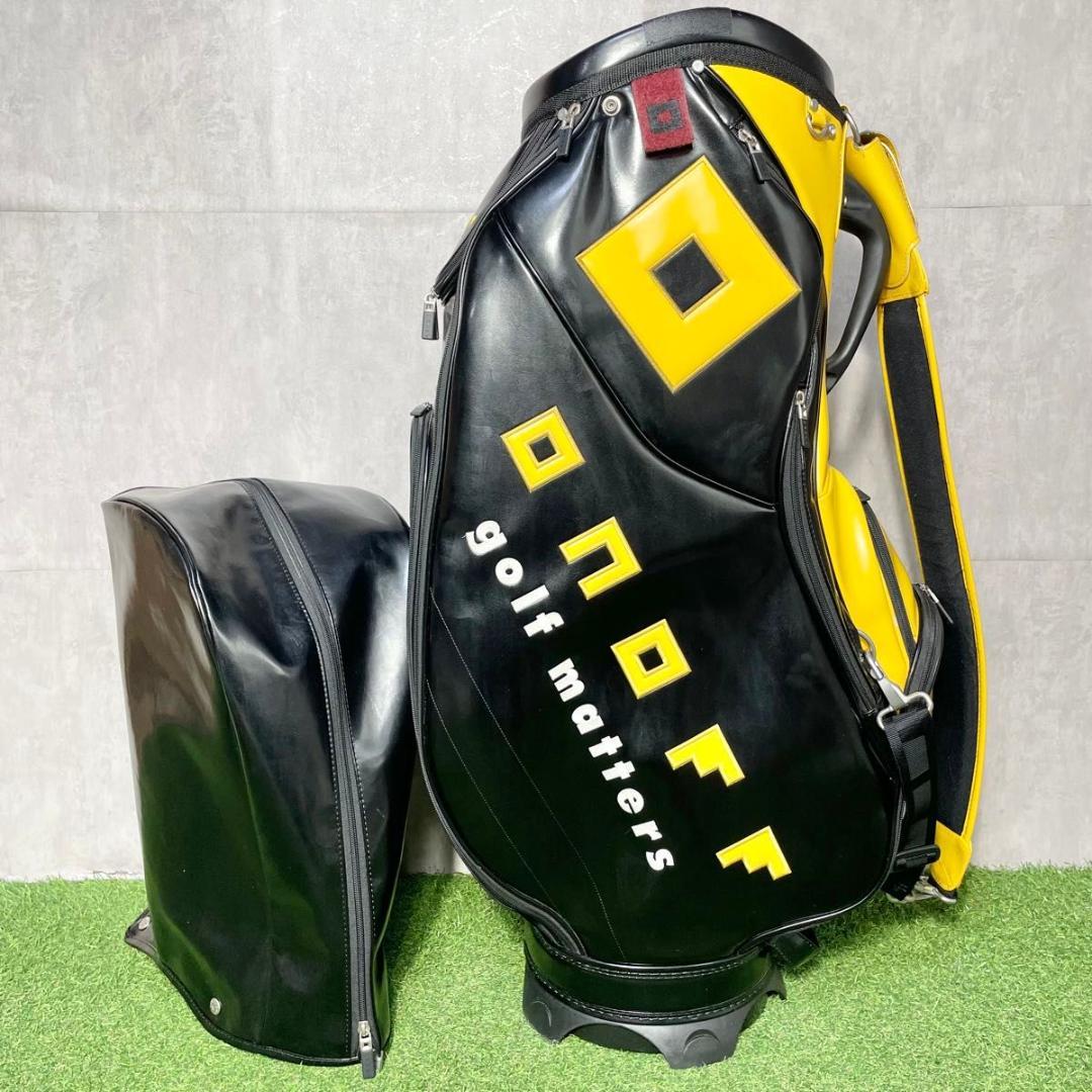 ONOFF オノフ プロモデル キャディバッグ ゴルフバッグ イエロー ブラック