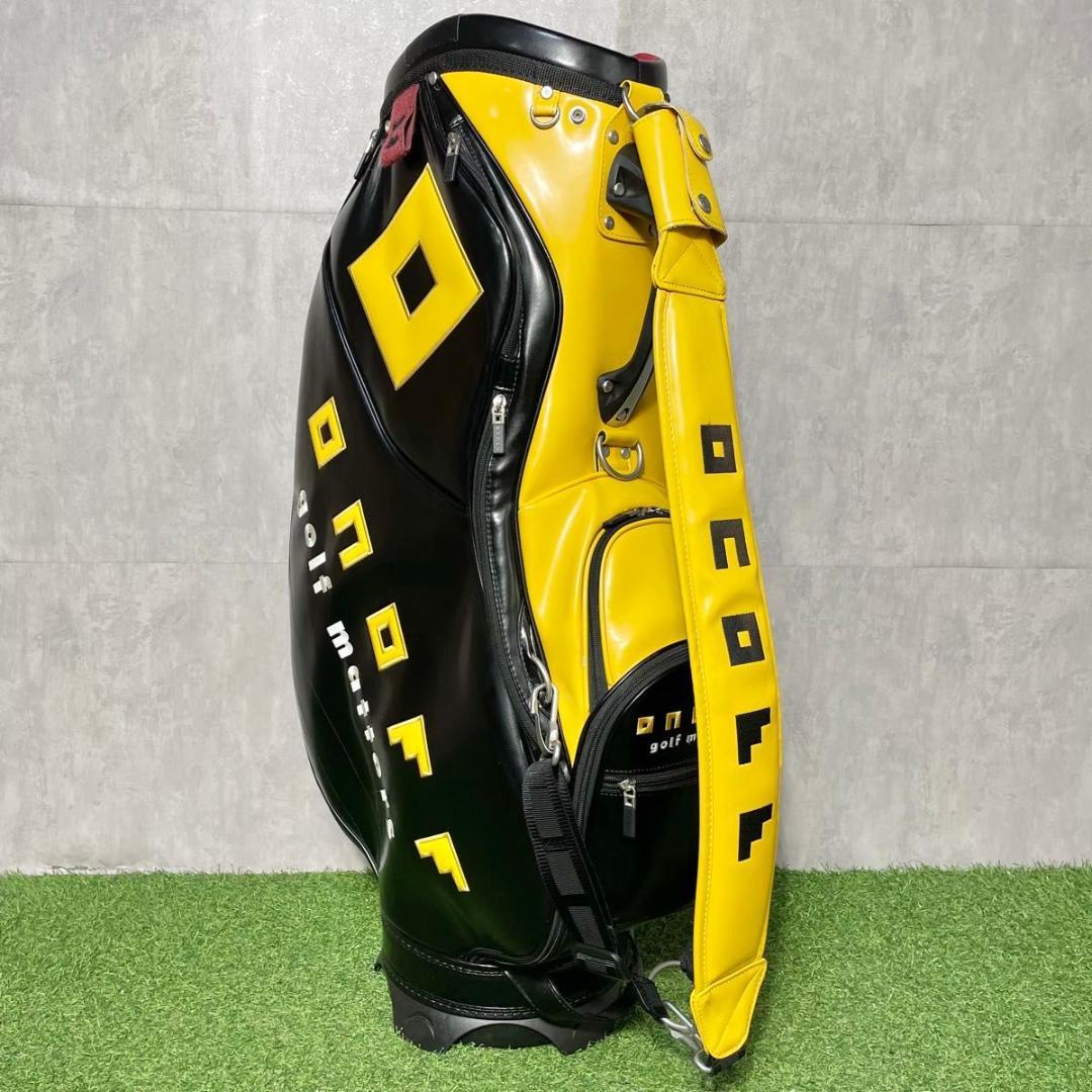 ONOFF オノフ プロモデル キャディバッグ ゴルフバッグ イエロー ブラック