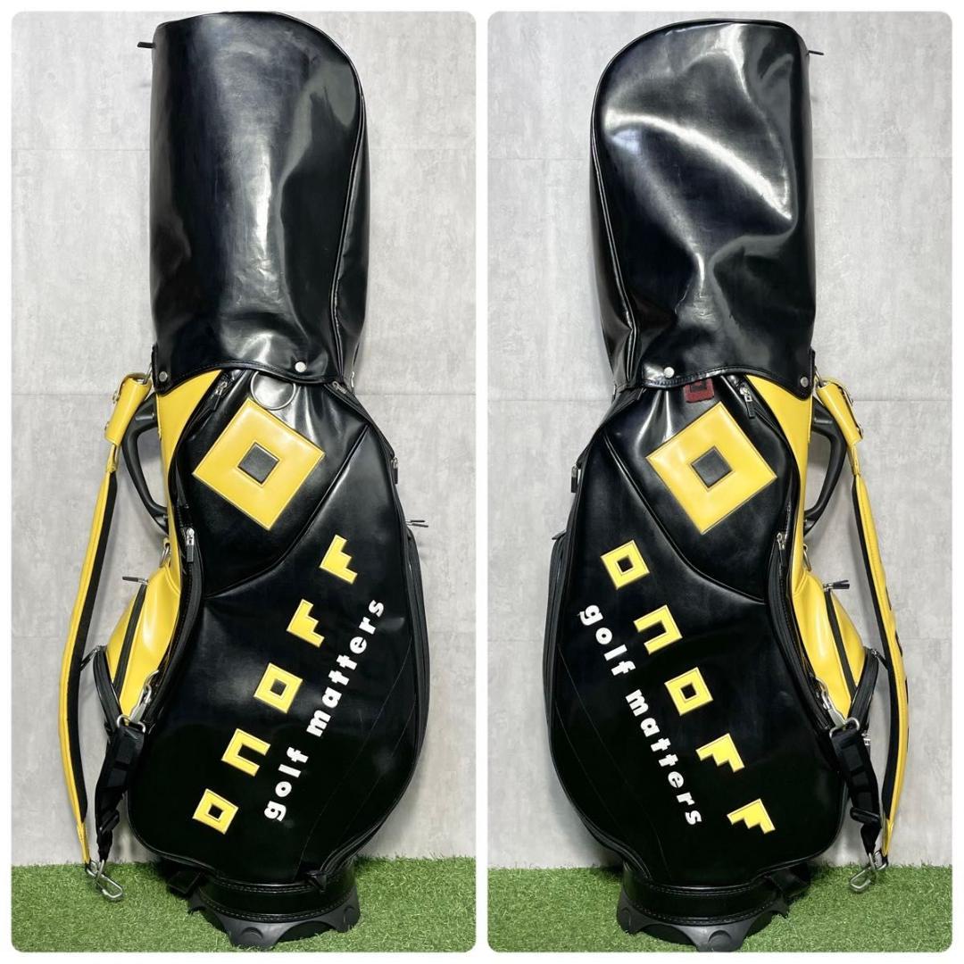 ONOFF オノフ プロモデル キャディバッグ ゴルフバッグ イエロー ブラック