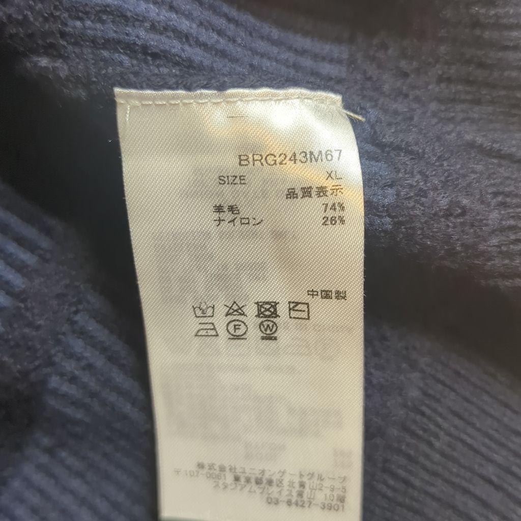 【極美品】BRIEFING GOLF ニット タートルネック 近年モデル XL