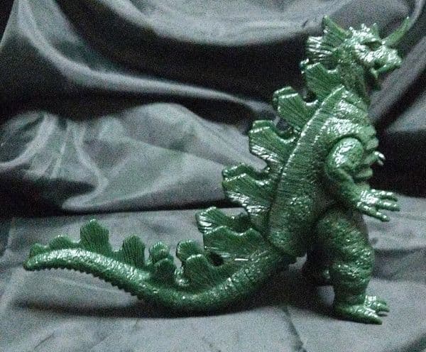 マルサン キングゴドラス 緑色 未塗装 ソフビ ソフトビニール人形