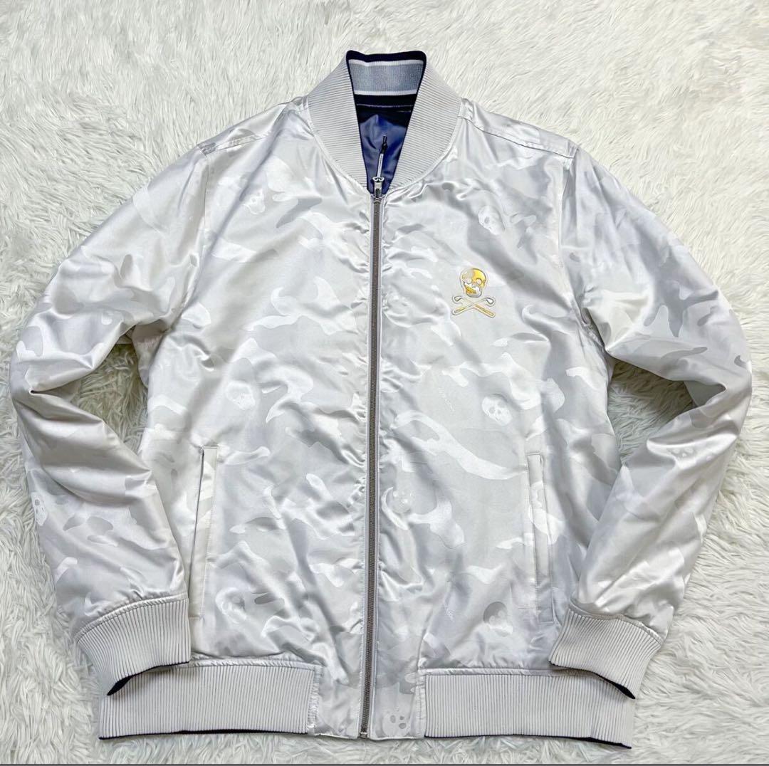 超希少モデル 極美品 XL マークアンドロナリバーシブル ジャケット 紺