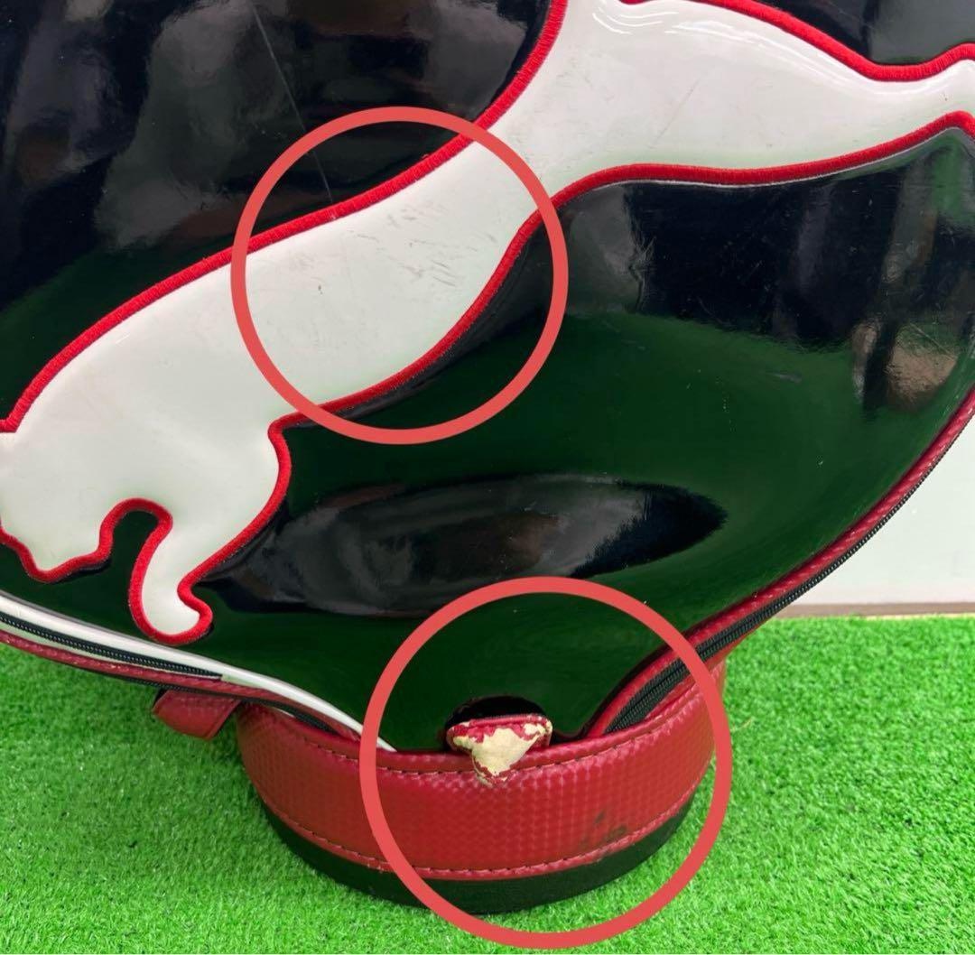 プーマ　puma ⒏5インチ キャディバッグ　ゴルフバッグ
