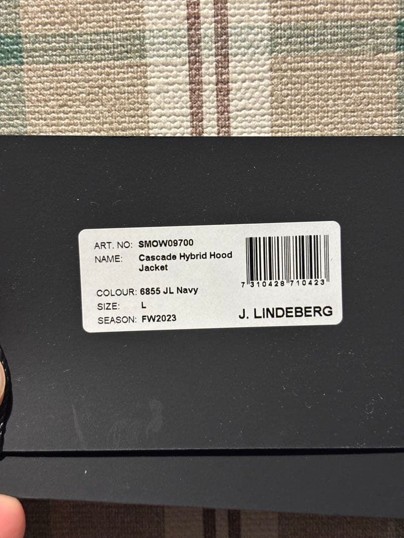 メンズウェア J.Lindeberg cascade hybrid hood jacket