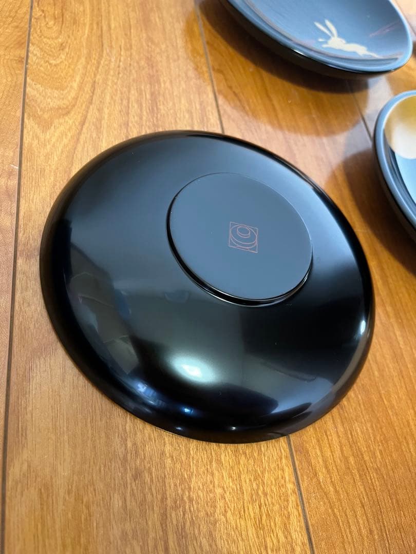 未使用品 秀衡塗 丸三漆器 銘々皿 5枚セット 漆器 箱付 工藝品