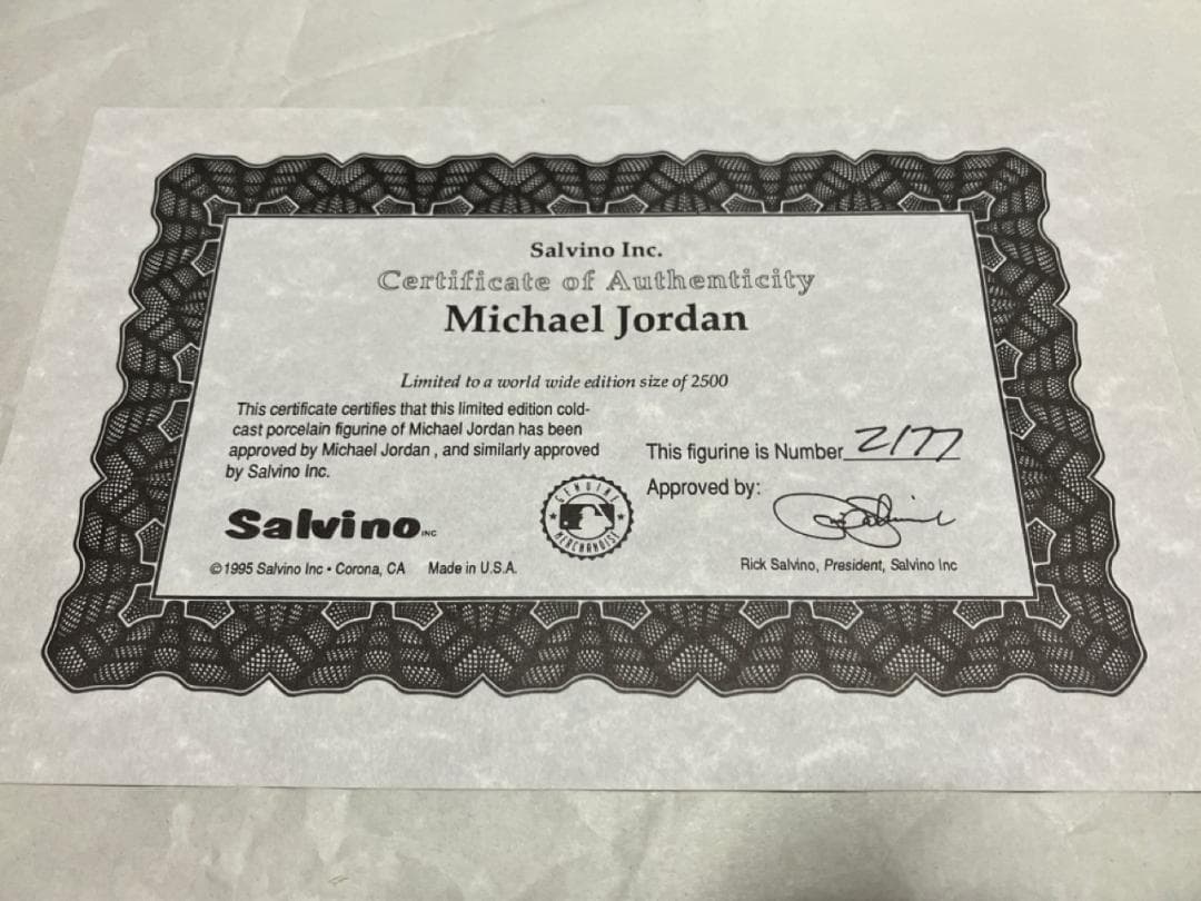 マイケル・ジョーダン シカゴ・ホワイトソックス サルビノ