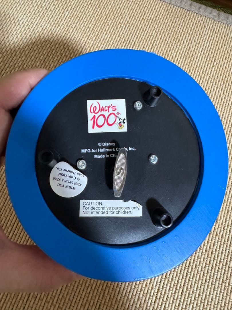 ディズニー　スノードーム　100周年　オルゴール　星に願いを　アメリカ限定　レア
