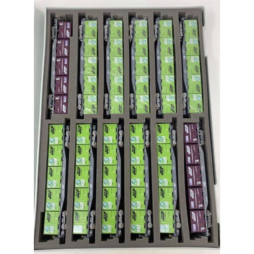 コキ107形(鉄道コンテナ輸送50周年記念コンテナ付)全12両セット