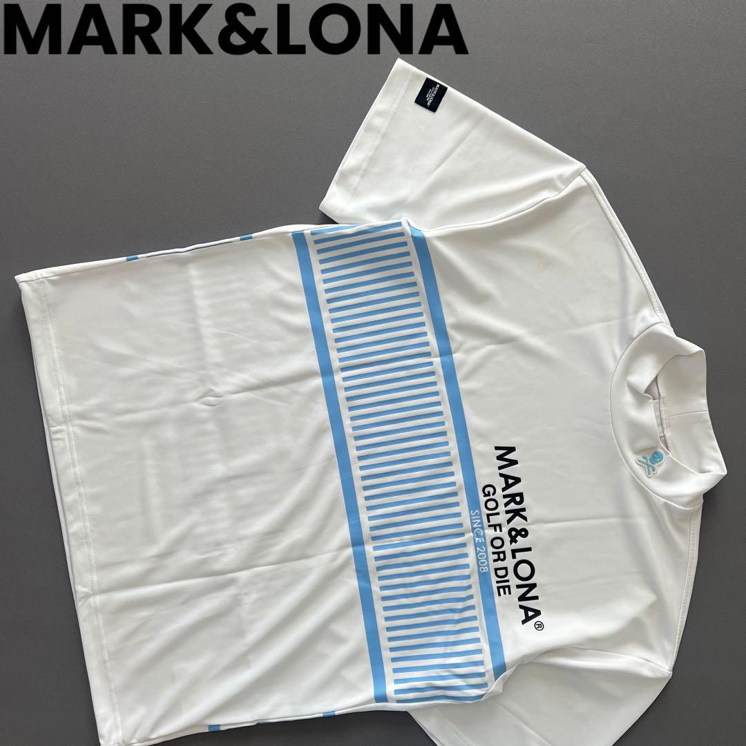 MARK&LONA マークアンドロナ　2024年モデル　メンズ　モックネック　白