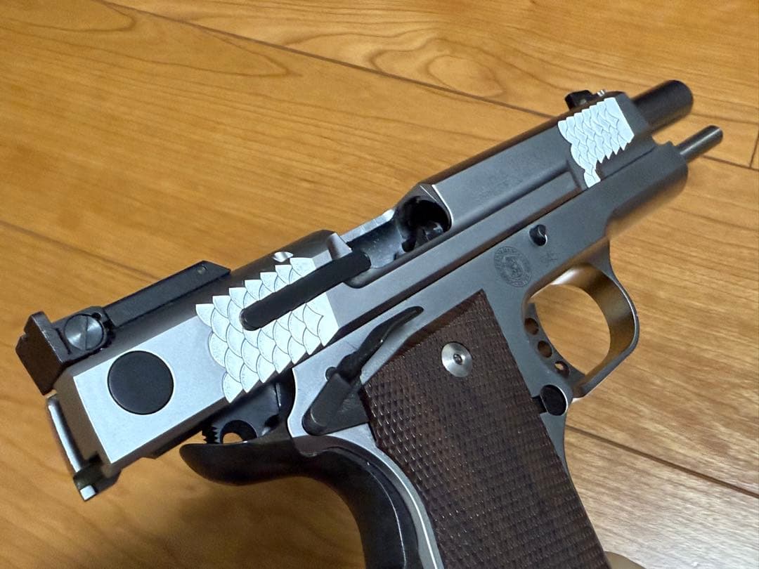 美品 KSC S&W M945 ステンレスシルバーモデル JASG安全基準適合