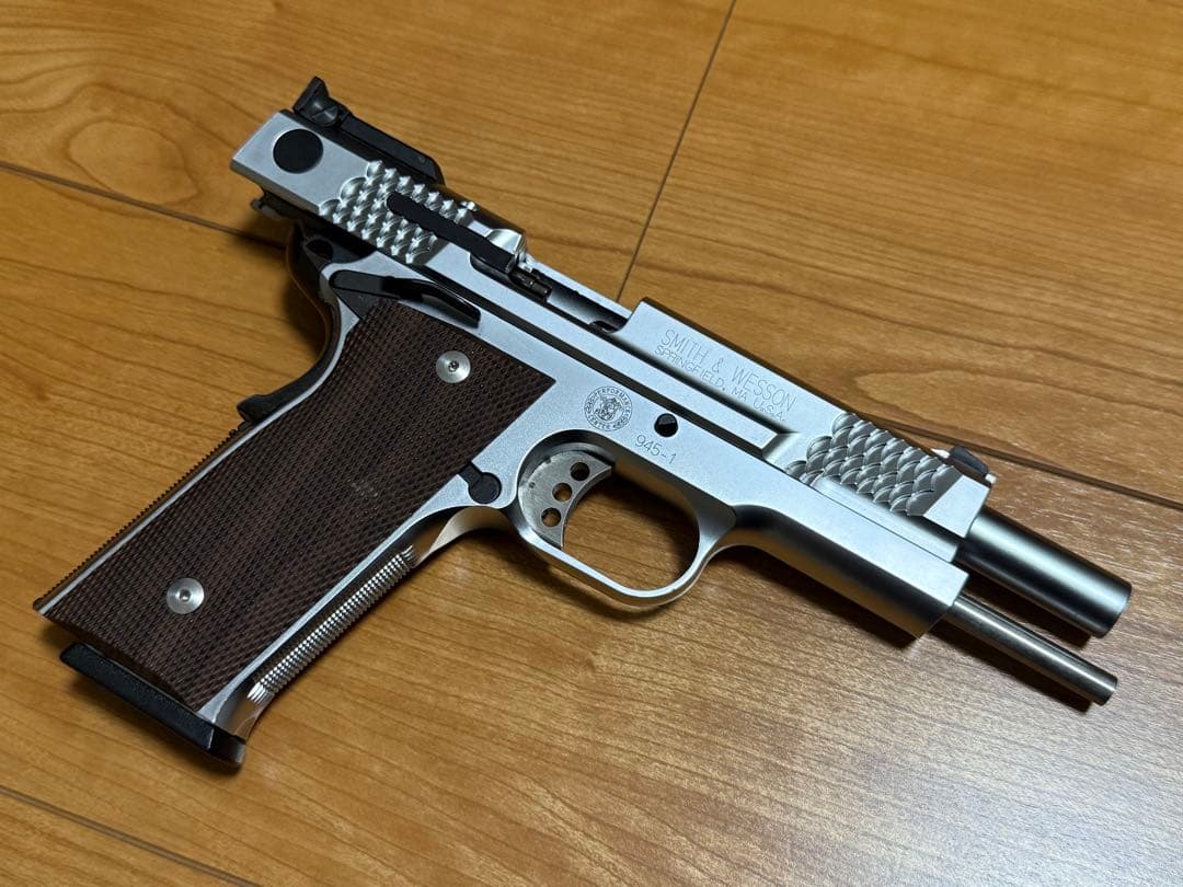 美品 KSC S&W M945 ステンレスシルバーモデル JASG安全基準適合