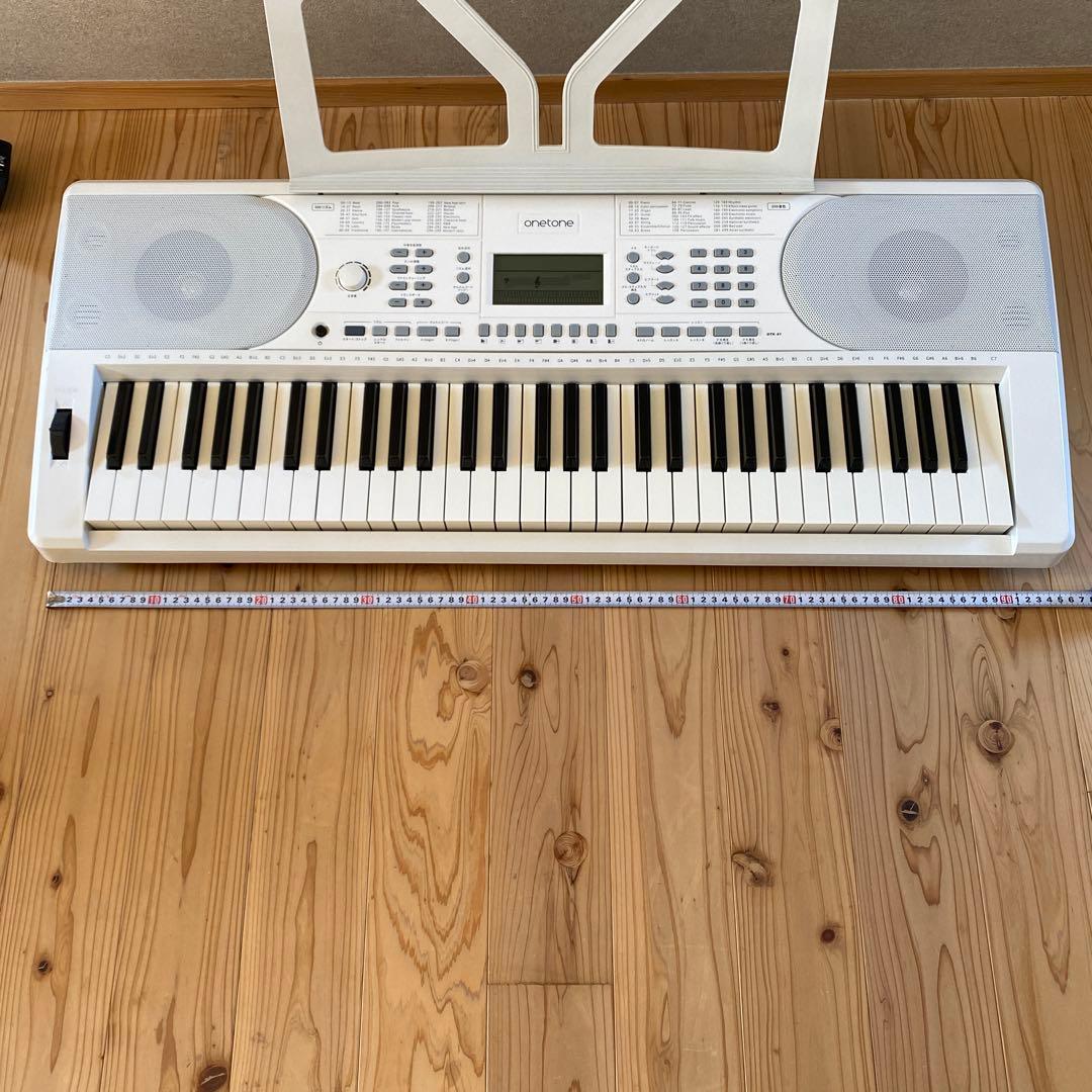 ピアノ　練習　ワントーン　onetone 61鍵盤電子キーボード　お子様