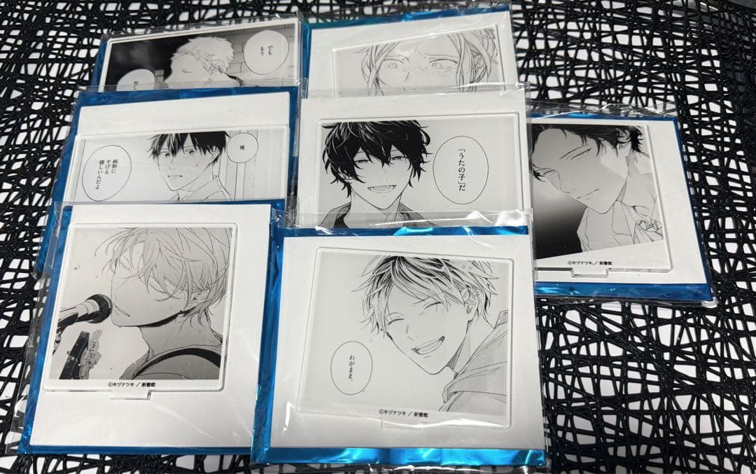 ギヴン展 コマアクリルスタンドコレクション／全7種 コンプ 真冬 柊 立夏 雨月