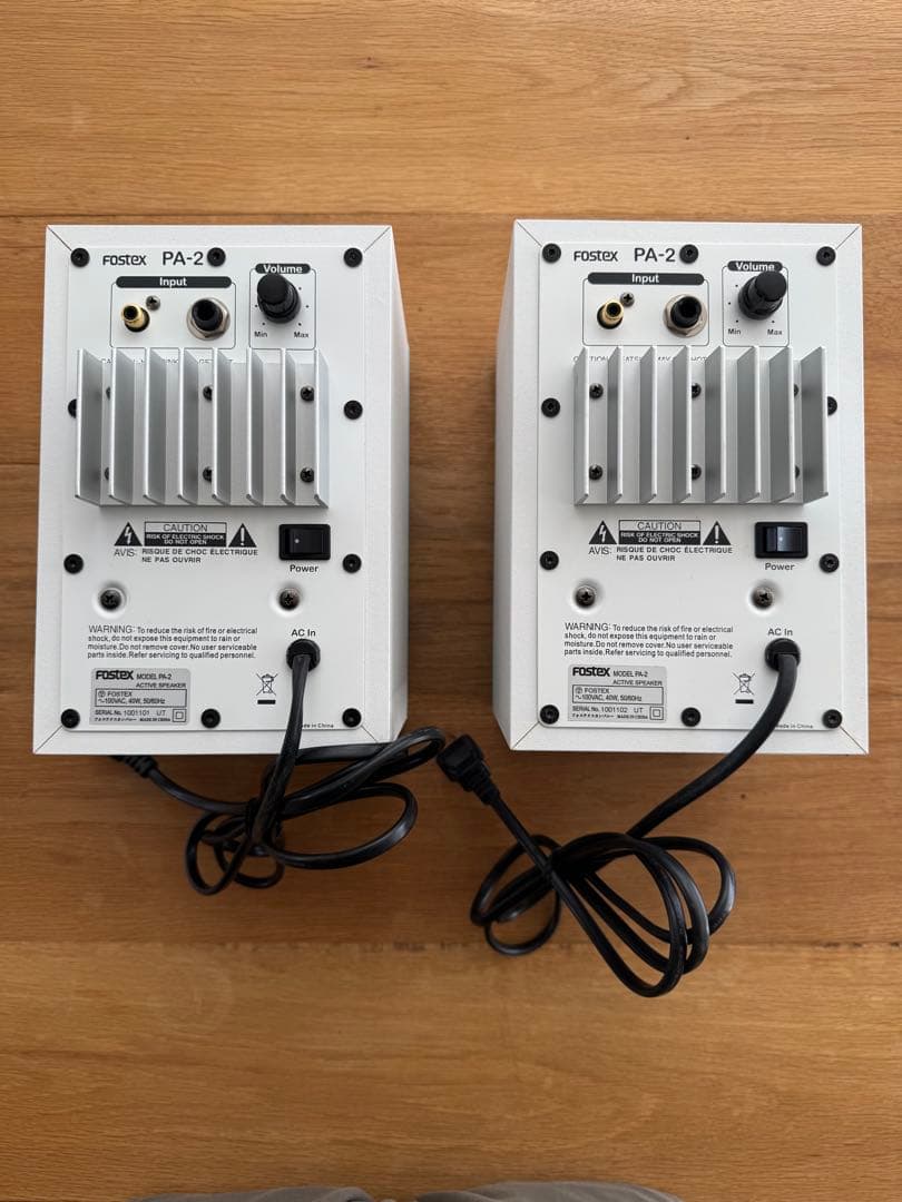 FOSTEX PA-2 アクティブモニタースピーカー　ライトブルー