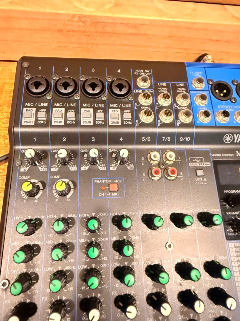 YAMAHA MG10XU アナログミキサー USB オーディオIF 元箱あり