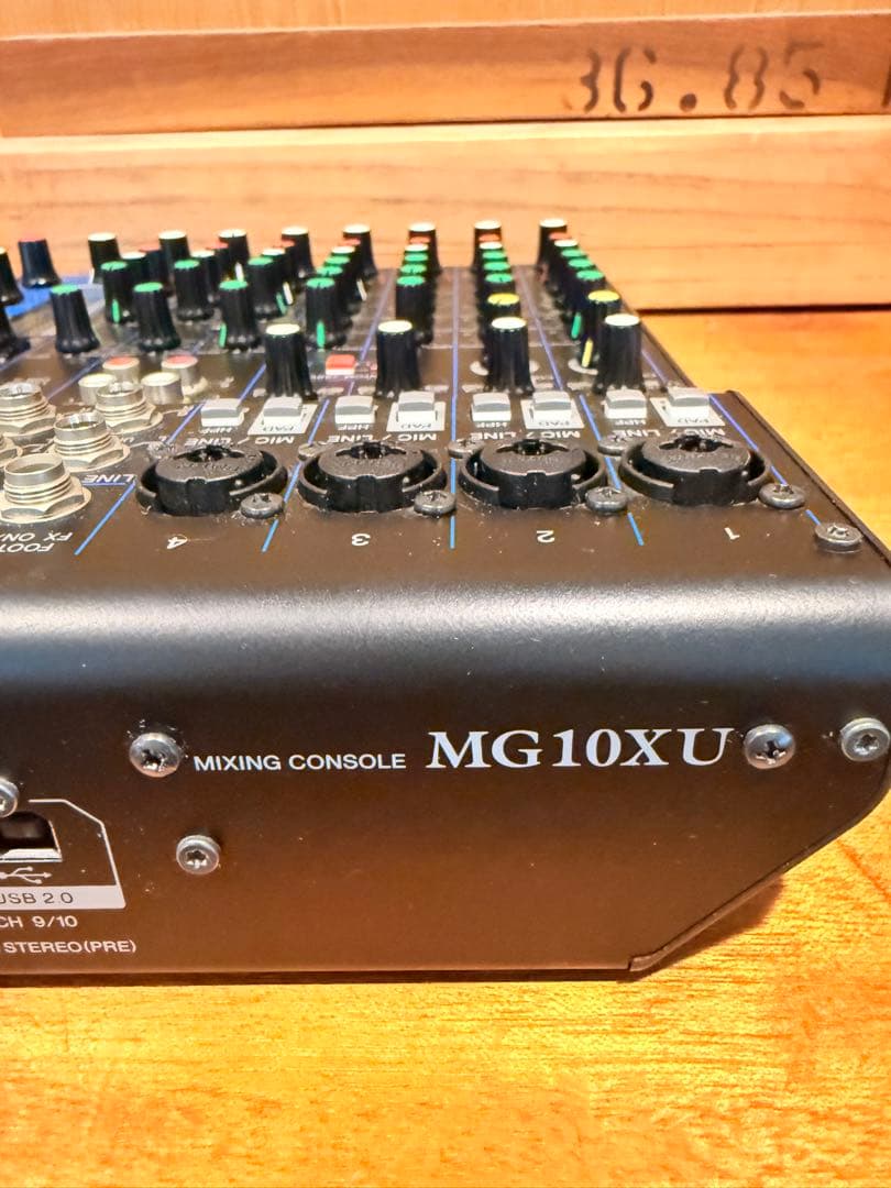 YAMAHA MG10XU アナログミキサー USB オーディオIF 元箱あり