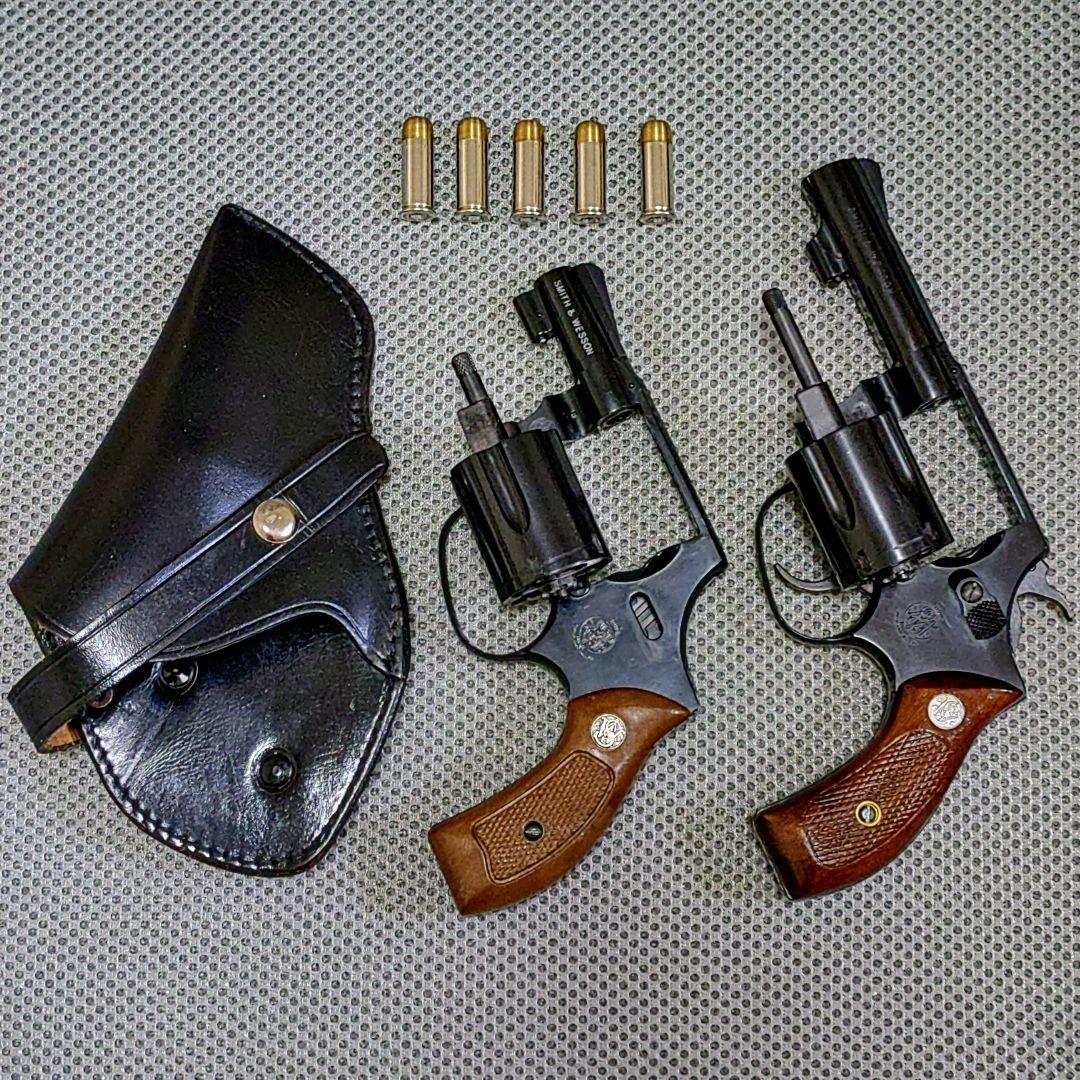 ⚪専用品⚪　CMC　M36　3インチ樹脂　木グリ　2インチジャンク　革ホルスター