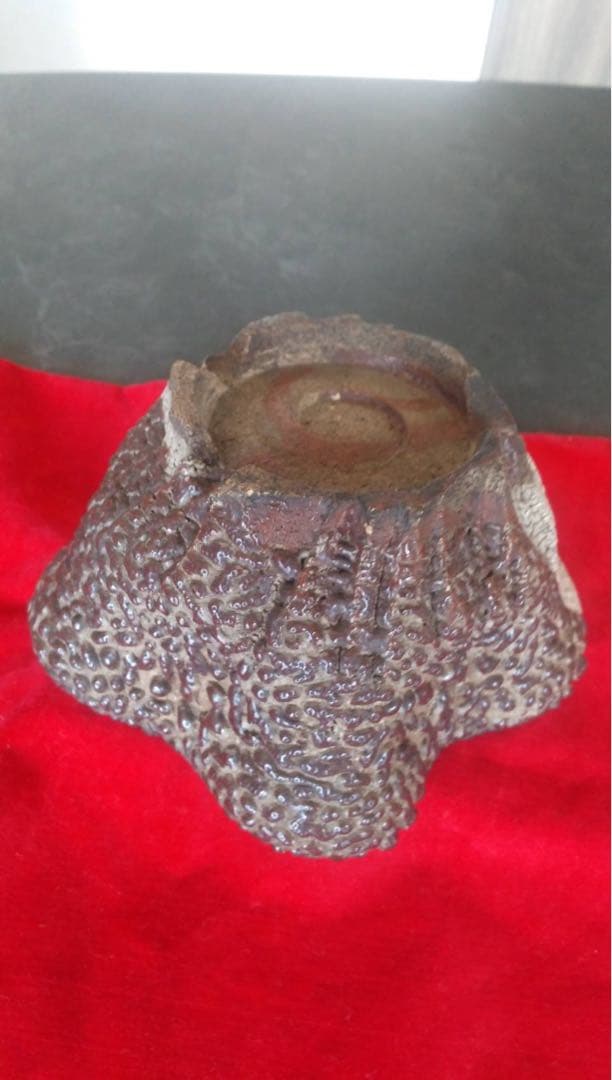 古唐津　薩摩焼　古陶磁　茶碗　沓茶碗　古美術　織部焼